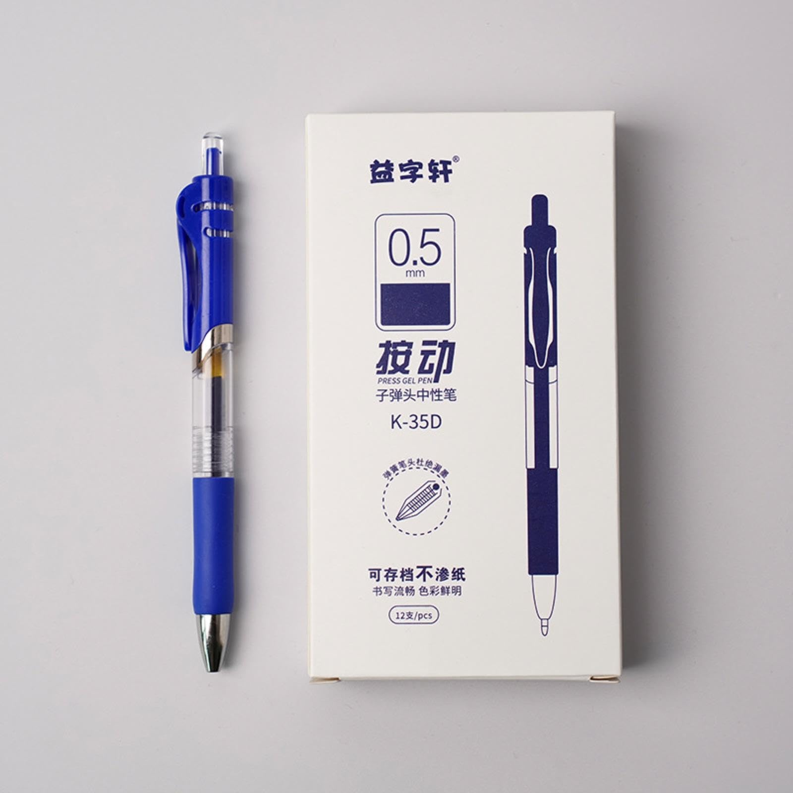 CANETA DE GEL AZUL K35 0.5