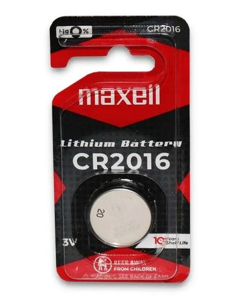 PILHA MOEDA MAXELL CR 2016 3V