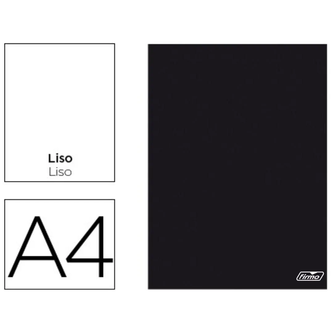 CADERNOS COM CAPA PRETA A4 LISO