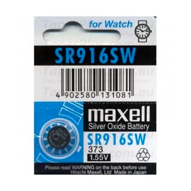 PILHA RELOGIO MAXELL SILVER OXIDE SR916SW