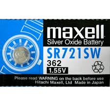 PILHA RELOGIO MAXELL SILVER OXIDE SR721SW