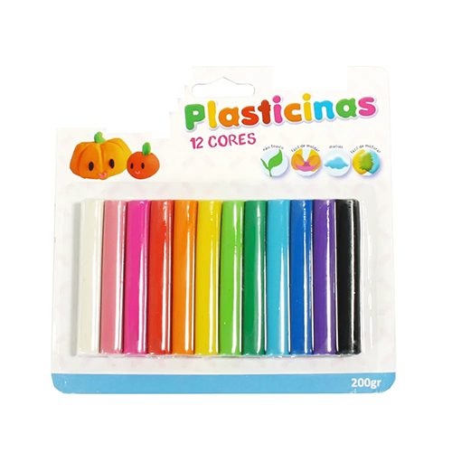 PLASTICINA 12 CORES