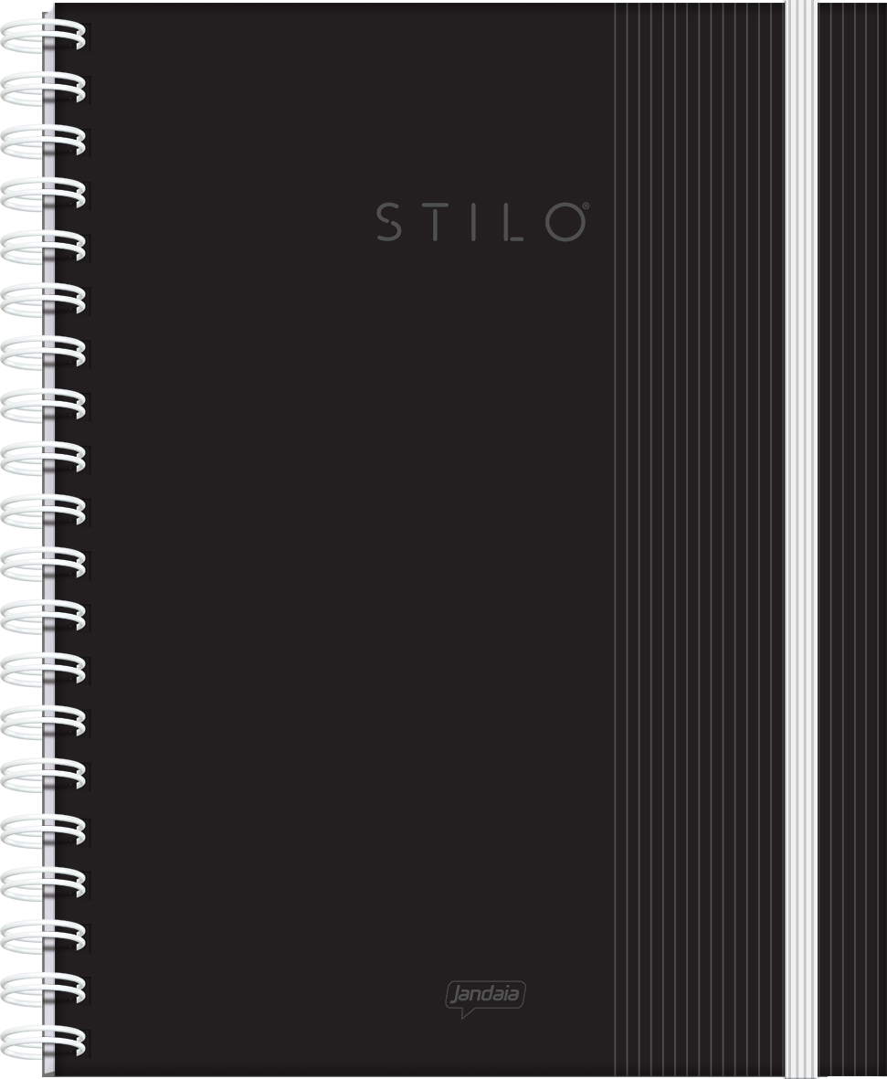 CADERNO STYLO A4 COM BORDAS DE FERRO 6725