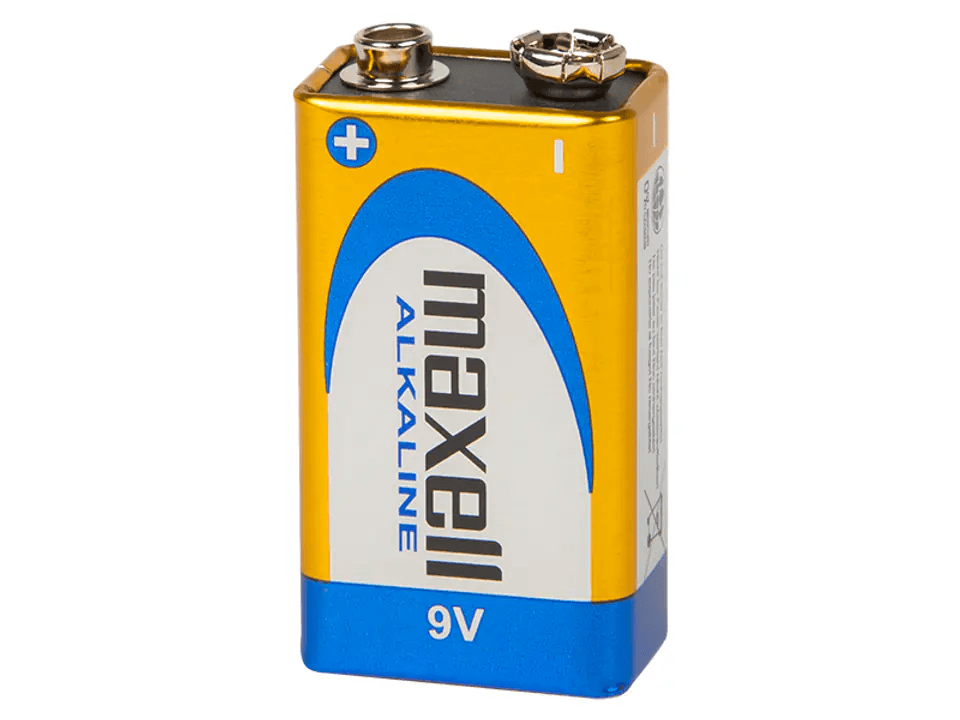 PILHA 9V MAXELL ALKALINE