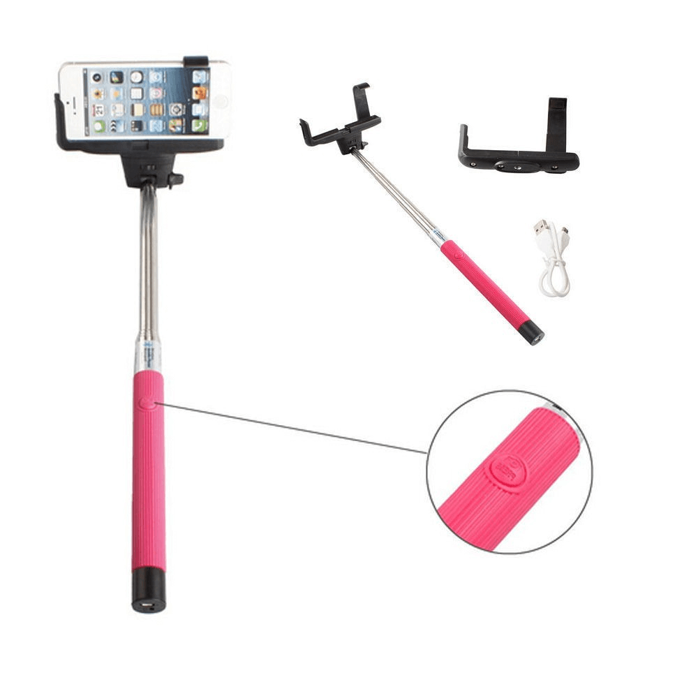 CONTROL DE SELFIE BLUETOOTH ROSA