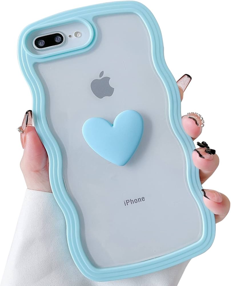 CAPA IPHONE 7/8 PLUS FORMATO CORAÇÃO 