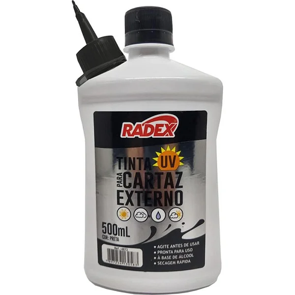 PINTURA DE CARTAZ 500ML AMARELO PRETO