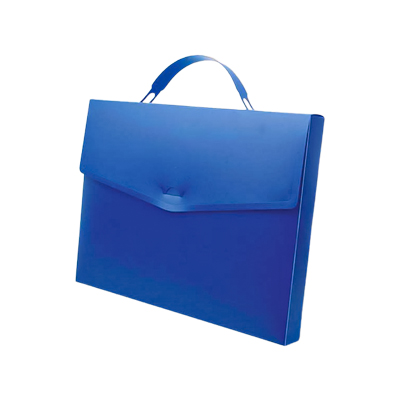 PASTA DE ARQUIVO COM PEGA AZUL