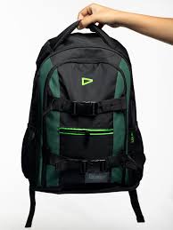 MOCHILA PRETA E VERDE CGZL