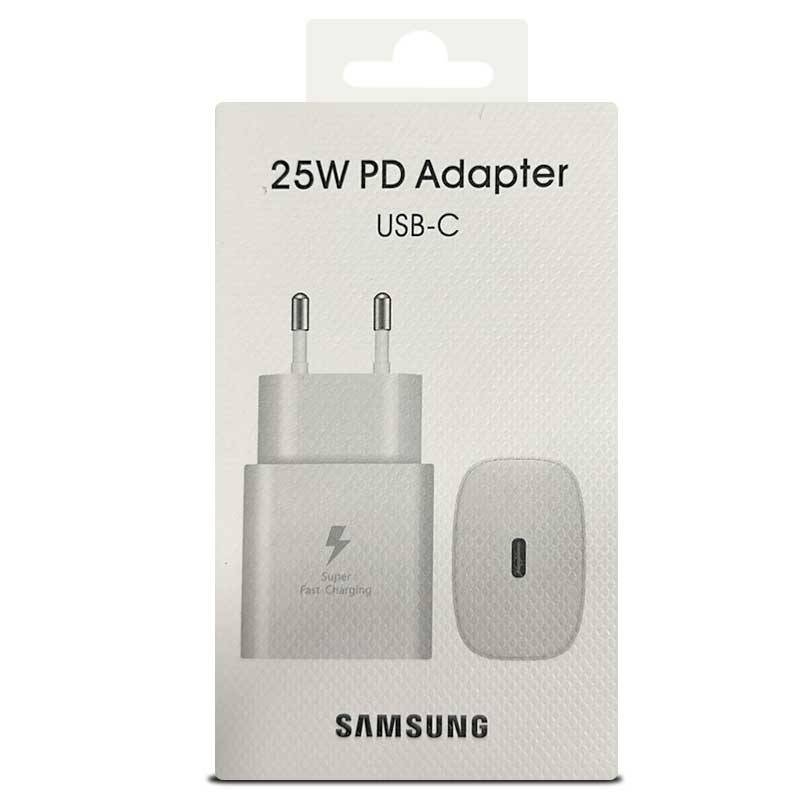 ADAPTADOR TYPE C 25 W BRANCA SAMSUNG