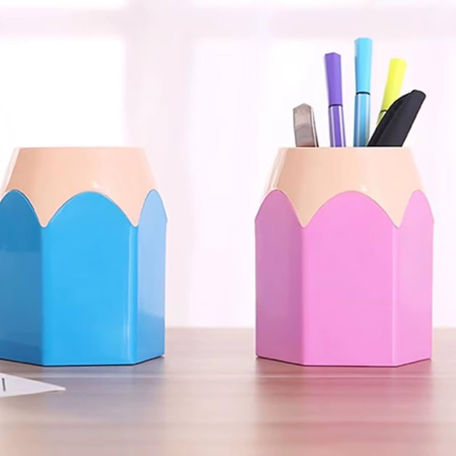 COPO COM FORMATO DE LAPIZ DECORATIVO