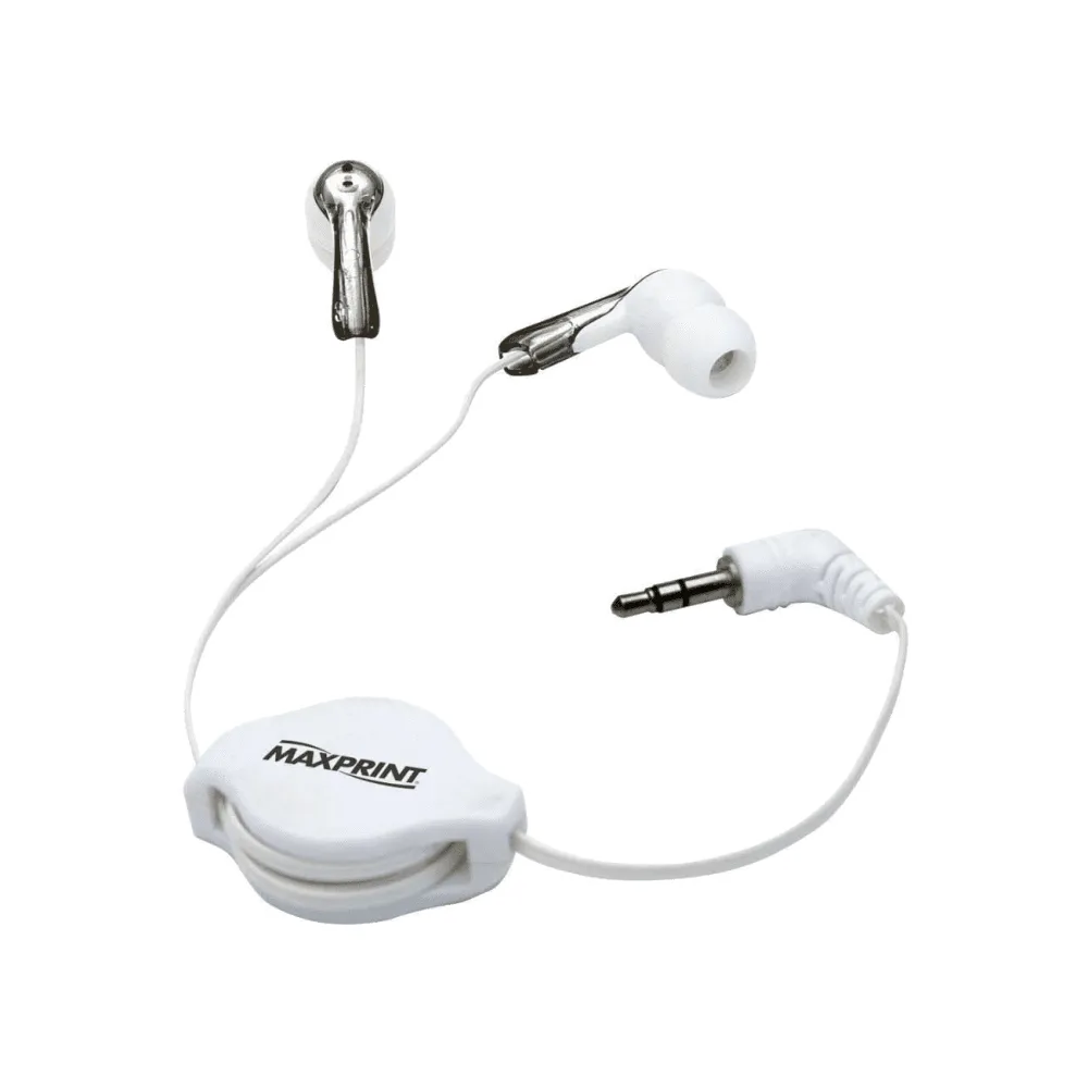 FONES DE OUVIDO COM FIO DOBRAVEL BRANCO 