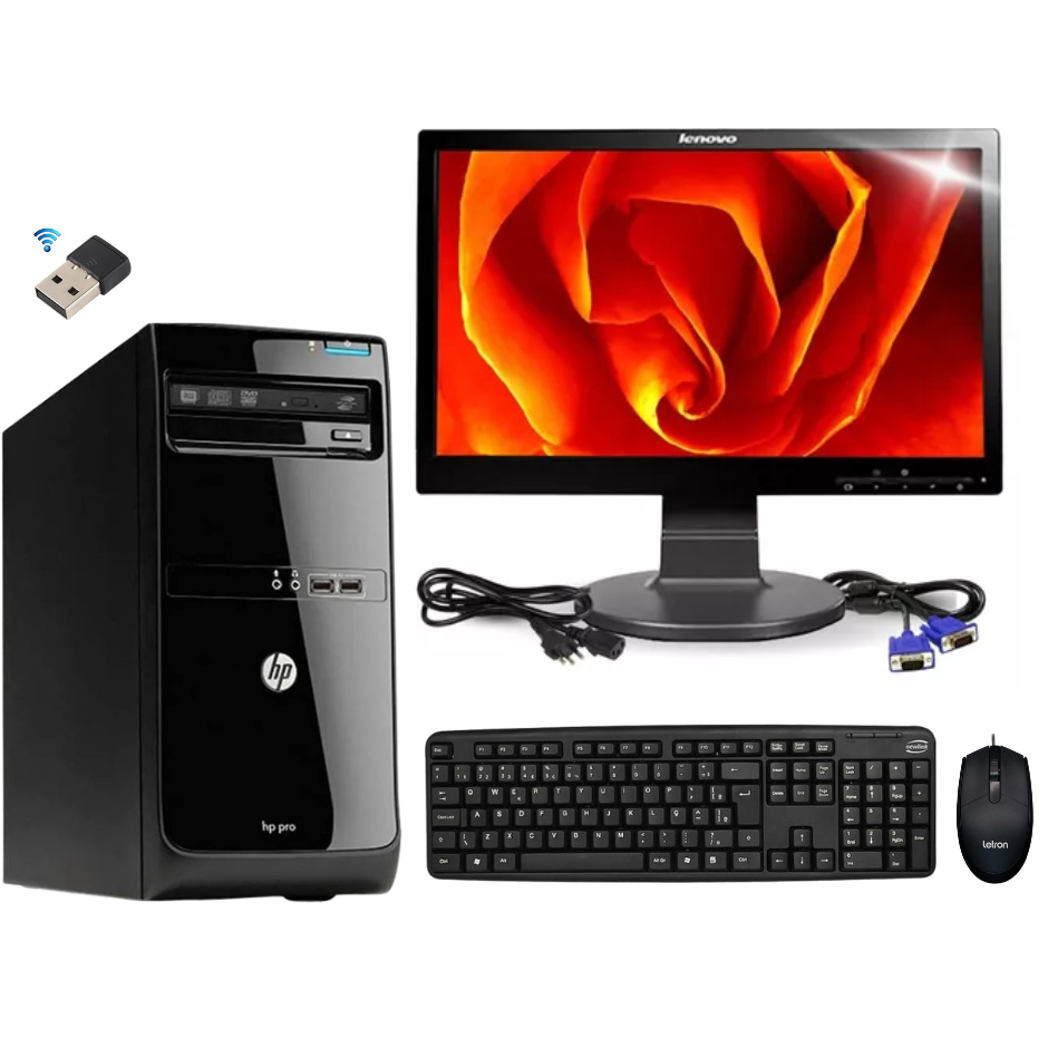 COMPUTADOR DE MESA  HP HD500GB RAM8GB W10 PRO I3