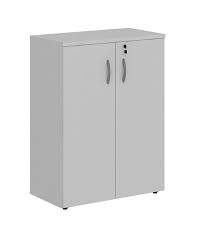 ARMARIO MEDIO CINZA E BRANCO