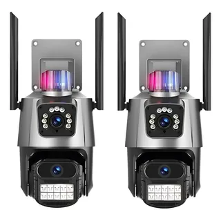 CAMERA WIFI IP66 4 EM 1 4K ULTRA PRETA