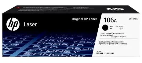 TONER HP W1106A  PRETO