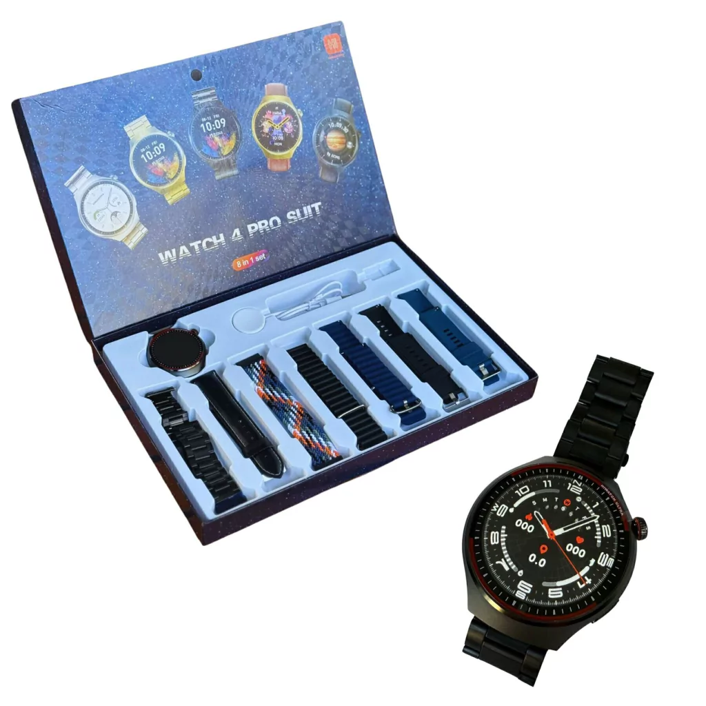 SMART WHATCH 4 PRO SUIT 8 IN 1 SET