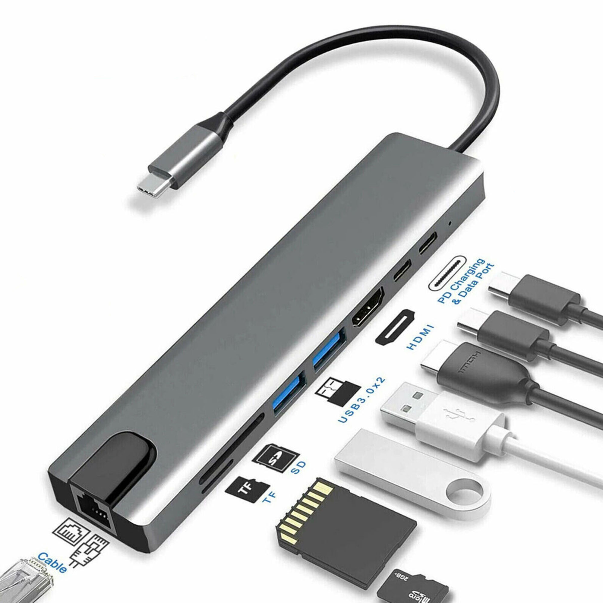 ADAPTADOR TYPE C- TO HDTV 4K