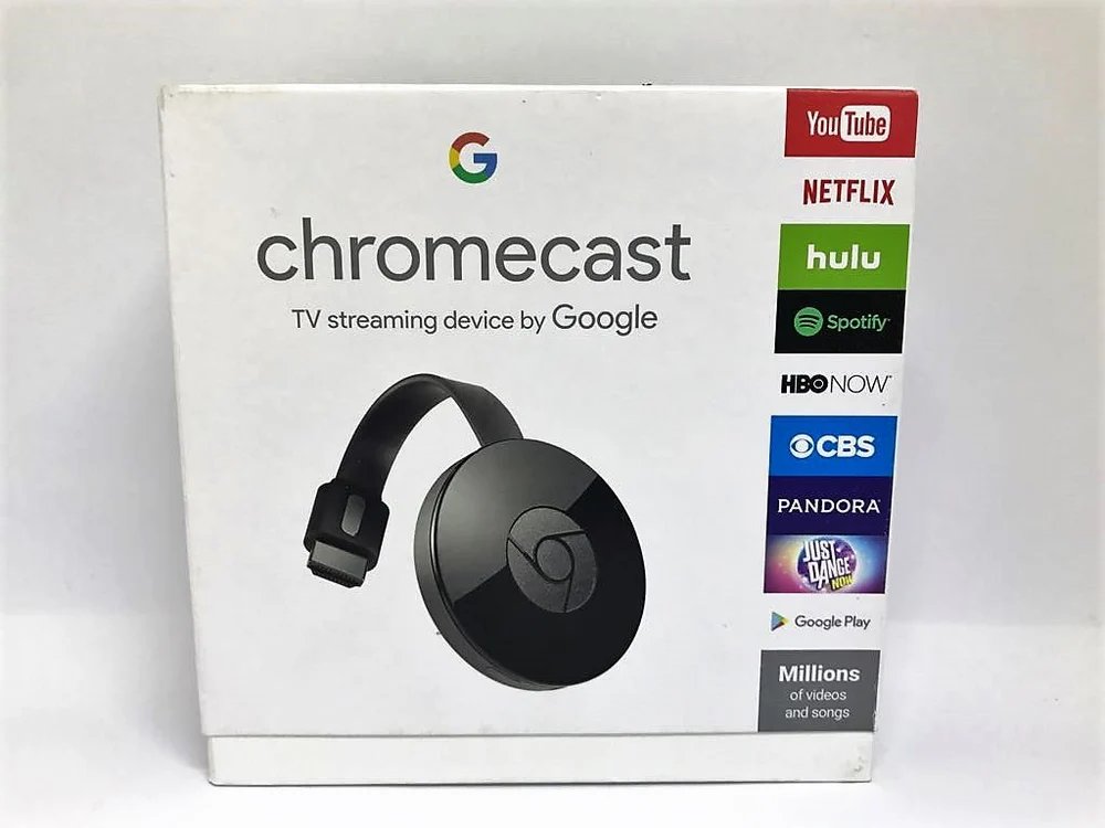 CHROMECAST GOOGLE PRETO
