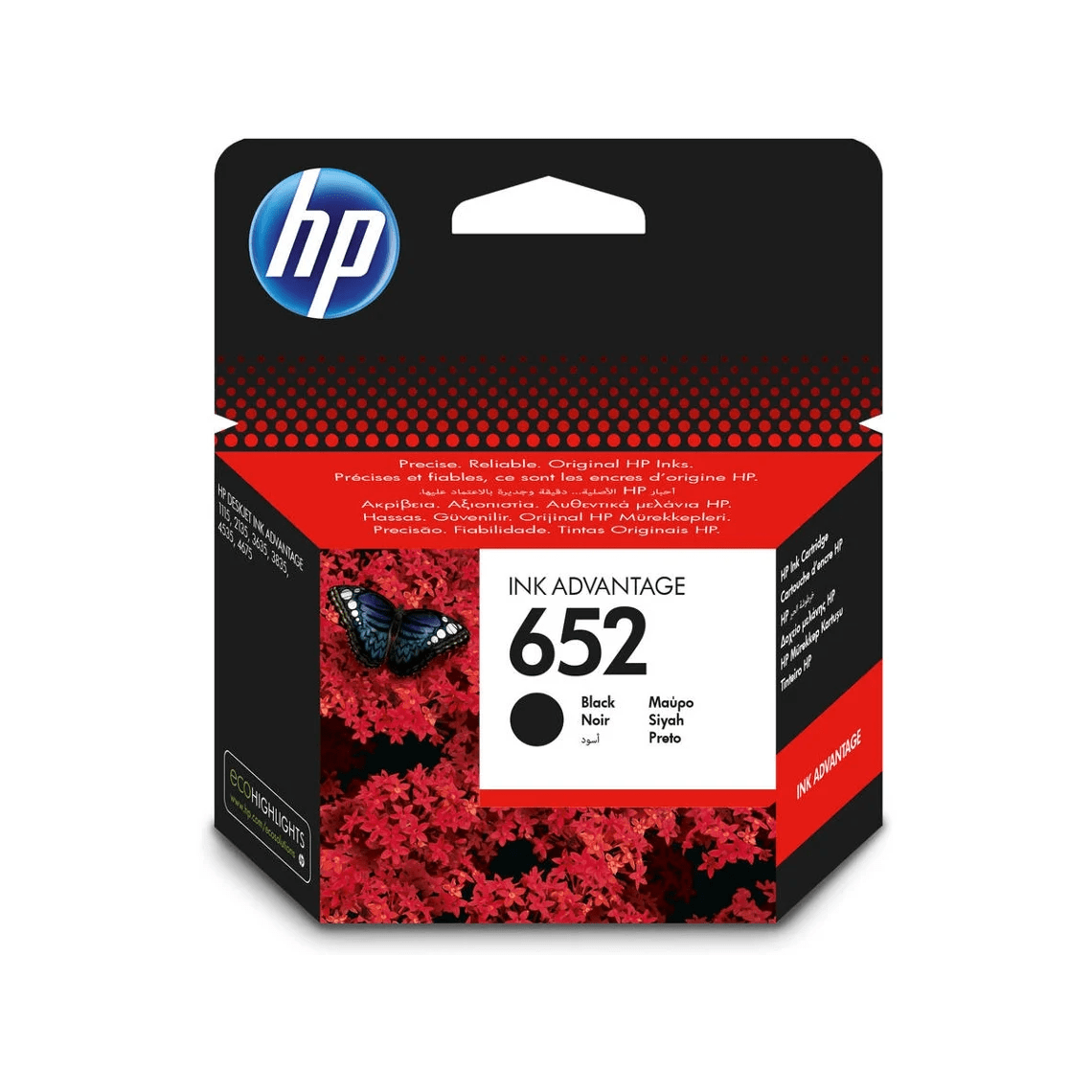 TINTEIRO HP 652 PRETO