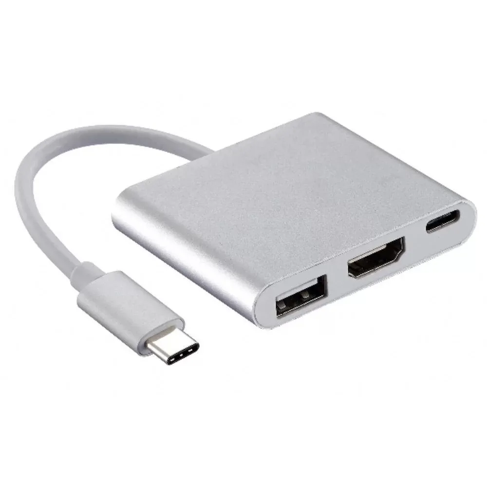 ADAPTADOR DE PORTAS USB TIPO C/ HDM