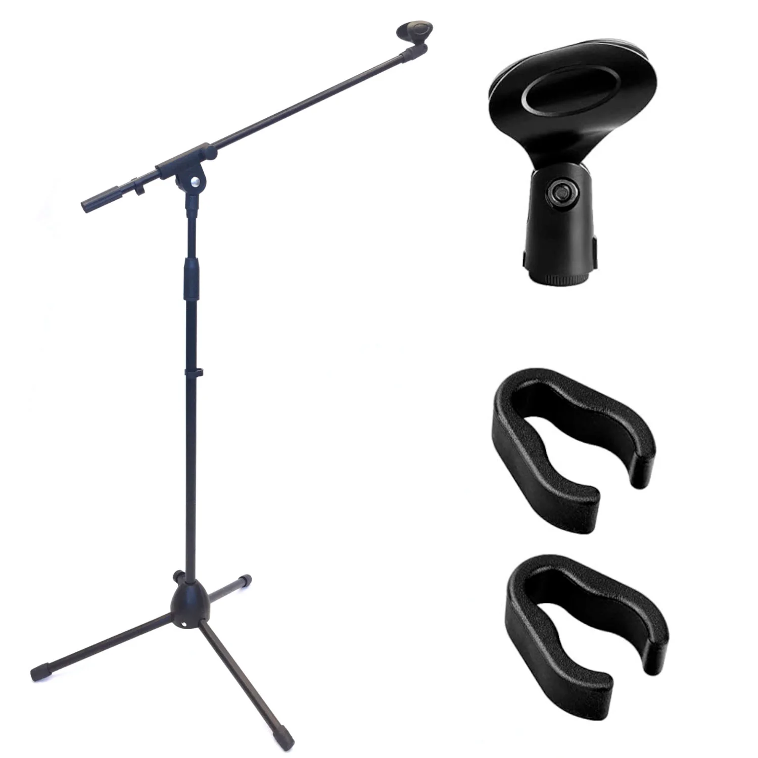 SUPORTE PARA MICROFONE MEDIO PRETO