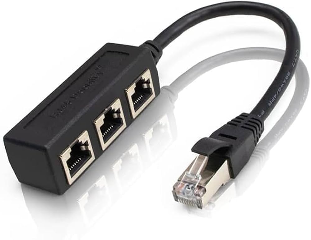 EXTENSOR RJ45 3 SAIDAS
