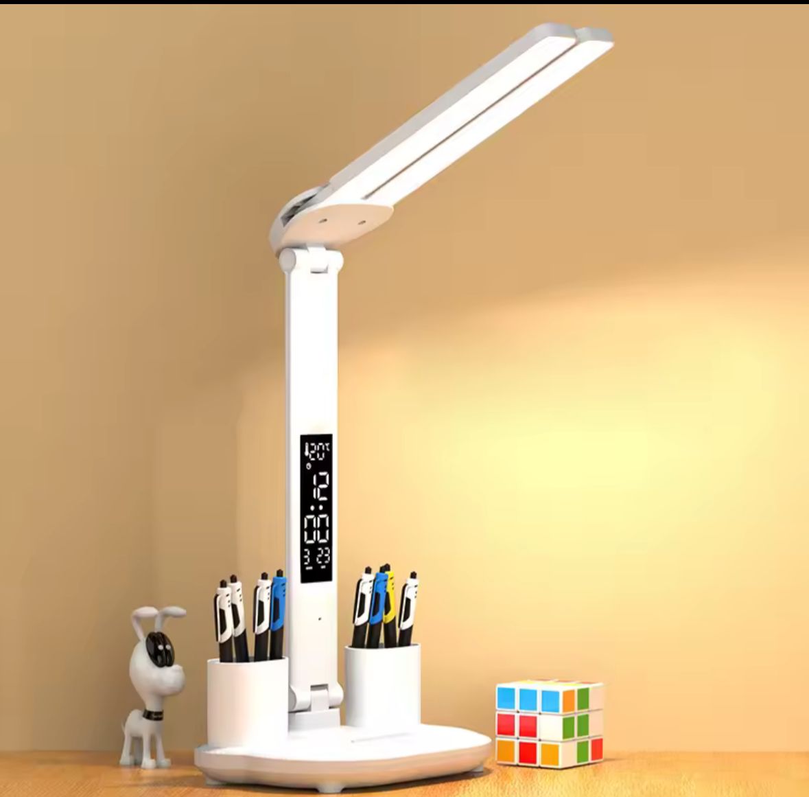 CANDEEIRO DE MESA DESK LAMP DOBRAVEL RODA 180º