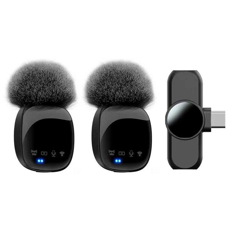 MICROFONE LAPELA WIRELESS R8 2 EM 1